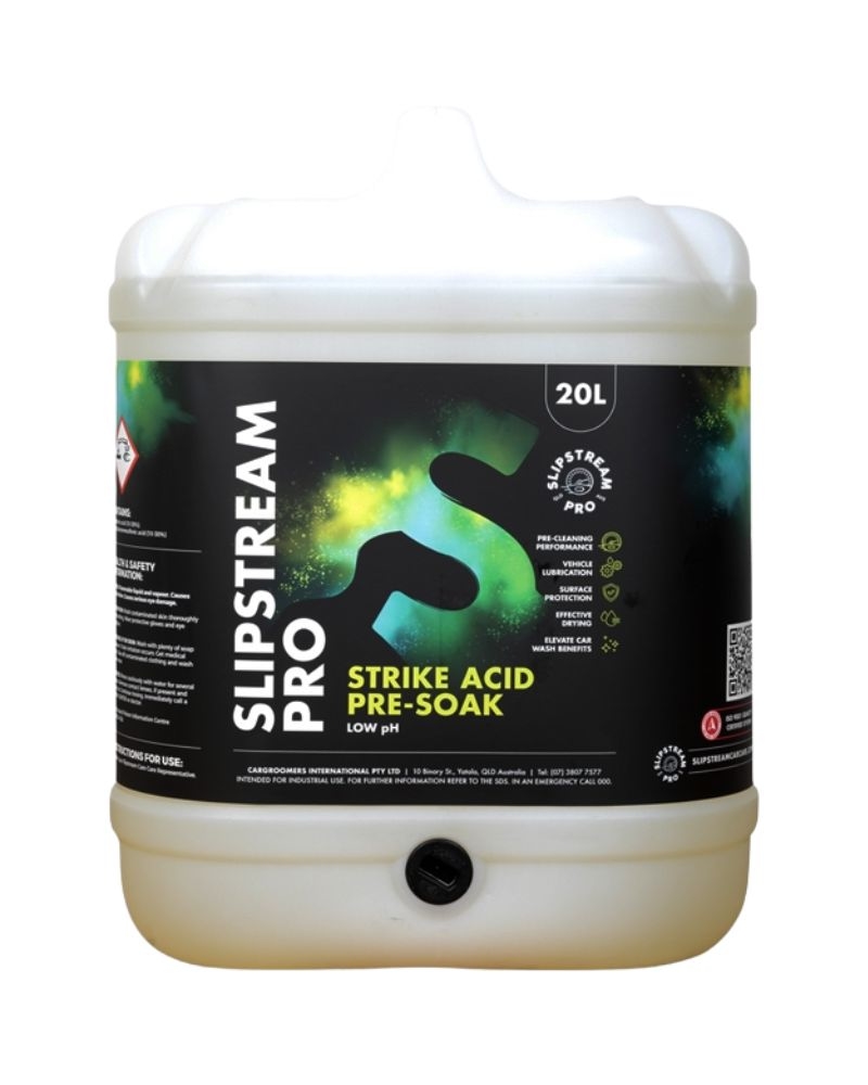 SlipStream Pro Strike Acid PreSoak Low PH 20L Slipstream Car Care